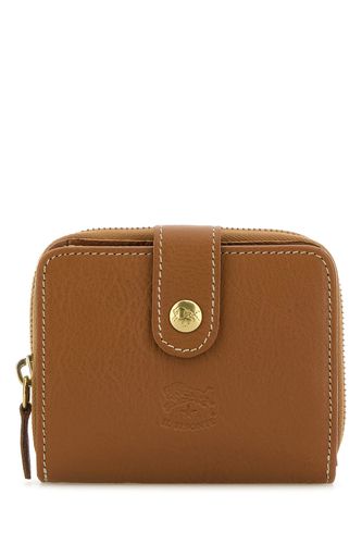 MEDIUM WALLET CLASSIC IN VACCHETTA VEGETALE INGRAS-TU Male,Female - Il Bisonte - Modalova