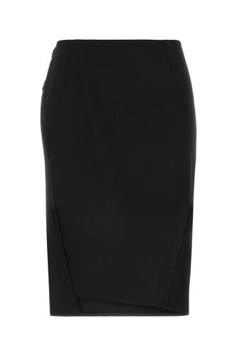 SKIRT STRETCH WOOL FABRIC-40 Female - Versace - Modalova