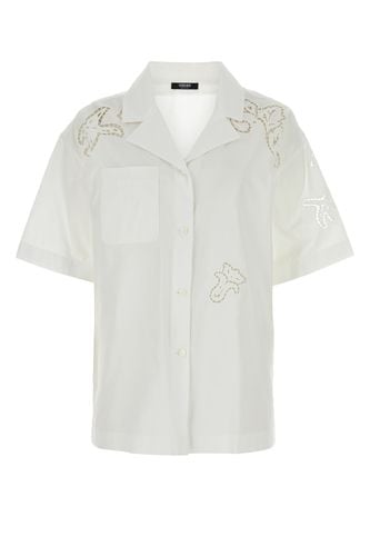 INFORMAL SHIRT COTTON POPLIN FABRIC WITH BAROQUE A-40 Female - Versace - Modalova