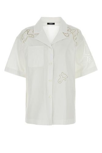 INFORMAL SHIRT COTTON POPLIN FABRIC WITH BAROQUE A-42 Female - Versace - Modalova