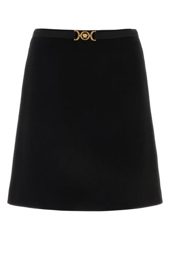 SKIRT FABRIC DOUBLE WOOL CREPE STRETCH-40 Female - Versace - Modalova