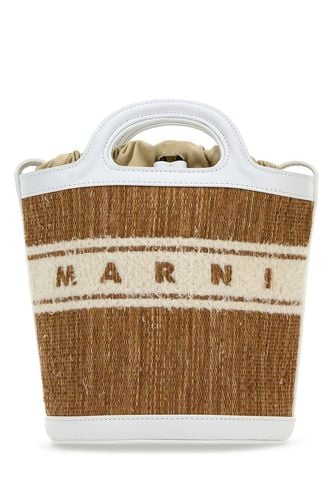 MINI BUCKET RAFIA JACQUARD-TU Female - Marni - Modalova