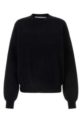 EMBOSSED LOGO RIBBED PULLOVER-XS Female - Alexander Wang - Modalova