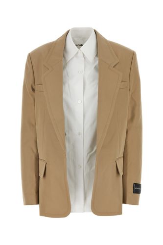 PRESTYLED OVERSIZED BOXY BLAZER W POPLIN DICKIES-S/M Female - Alexander Wang - Modalova