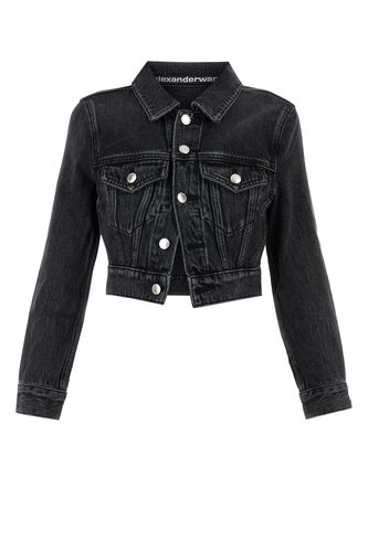 SHRUNKEN TRUCKER JACKET-S Female - Alexander Wang - Modalova