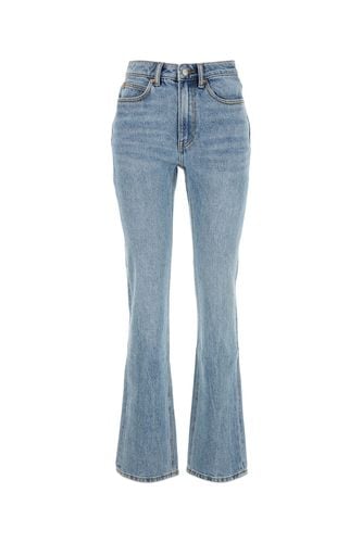 FLY HIGH WAIST SLIM STACKED VINTAGE FADED INDIGO-27 Female - Alexander Wang - Modalova