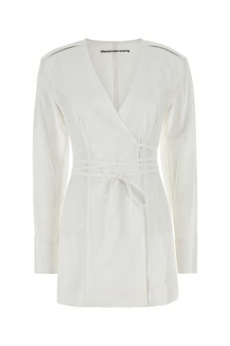 SLIT TAILORED SHIRT W WAIST TIE-XS Female - Alexander Wang - Modalova