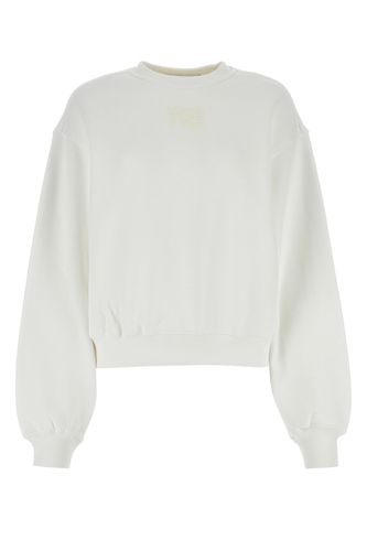 ESSENTIAL TERRY CREW SWEATSHIRT W PUFF PAINT LOGO-M Female - T By Alexander Wang - Modalova