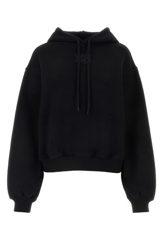 ESSENTIAL TERRY HOODIE WITH PUFF PAINT LOGO-XS Female - T By Alexander Wang - Modalova