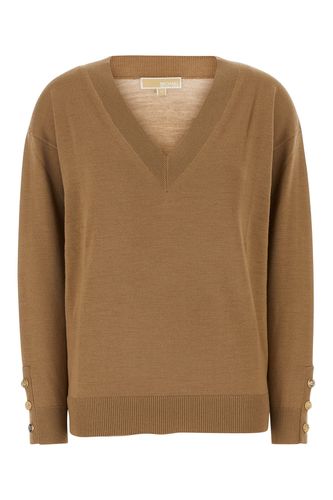 MERINO VNK BUTN SLV SWTR-XS Female - Michael By Michael Kors - Modalova