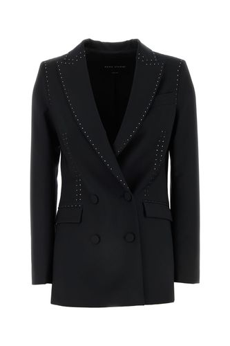 THE BIANCA BLAZER WOOL AND CRYSTALS-40 Female - Hebe Studio - Modalova