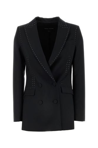 THE BIANCA BLAZER WOOL AND CRYSTALS-42 Female - Hebe Studio - Modalova