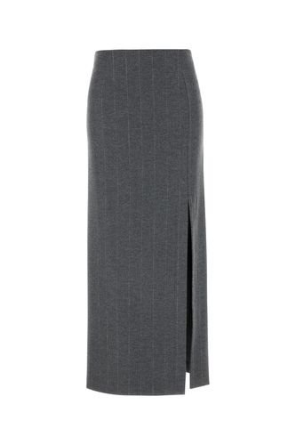 THE BELLA PINSTRIPED SKIRT-40 Female - Hebe Studio - Modalova