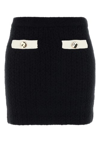 BLACK CASHMERE BLEND KNIT SKIRT-S Female - Self Portrait - Modalova