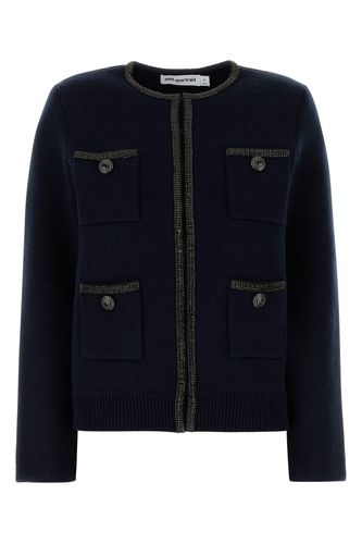 NAVY EMBELLISHED KNIT CARDIGAN-XS Female - Self Portrait - Modalova