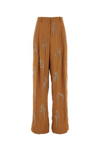 PORTER EMB 9067 W.W.PANTS-38 Female - Dries Van Noten - Modalova