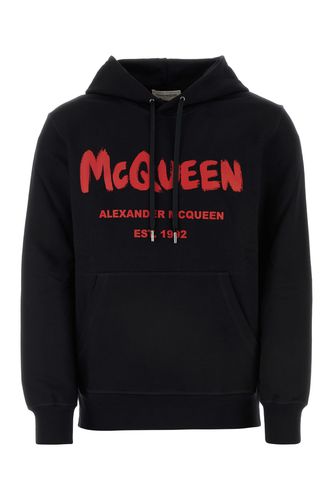 GRAFFITI PRT HOODIE-XL Male - Alexander Mcqueen - Modalova