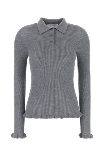 ODA TOP LIGHTWEIGHT KNIT GREY MELANGE-S Female - Cecilie Bahnsen - Modalova