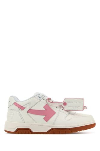 OUT OF OFFICE CALF LEATHER WHITE ROSE-36.5 Female - Off White - Modalova