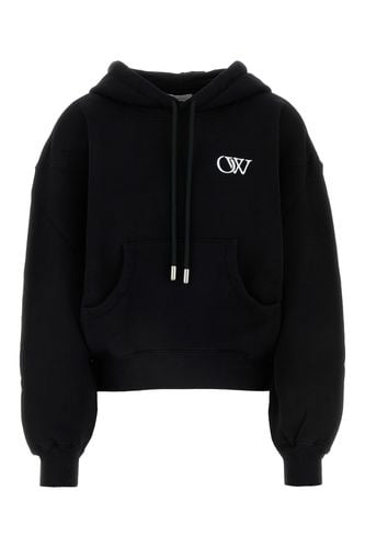 EMBR OW OVER HOODIE BLACK WHITE-M Female - Off White - Modalova