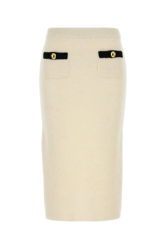 ALPACA KNITTED MIDI SKIRT-38 Female - Alessandra Rich - Modalova