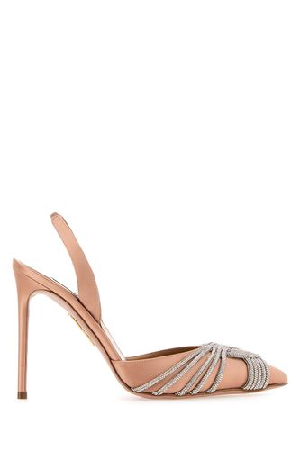 GATSBY SLING SATIN105-37.5 Female - Aquazzura - Modalova