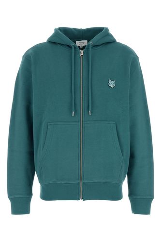 BOLD FOX HEAD PATCH COMFORT ZIPPED HOODIE-S Male - Maison Kitsune - Modalova