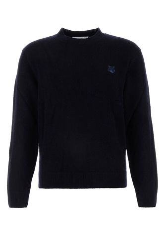 BOLD FOX HEAD PATCH REGULAR JUMPER IN LAMBSWOOL-S Male - Maison Kitsune - Modalova