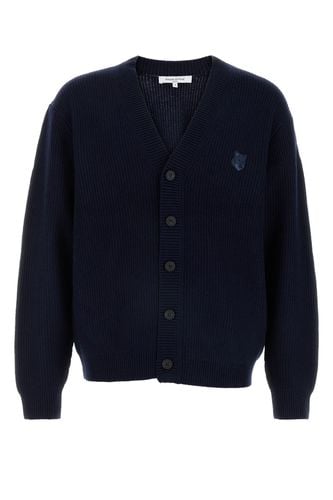 BOLD FOX HEAD PATCH COMFORT RIBBED CARDIGAN-S Male - Maison Kitsune - Modalova