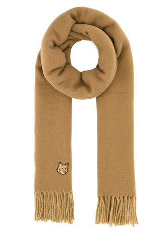 BOLD FOX HEAD DOUBLE FACE SCARF-TU Male - Maison Kitsune - Modalova