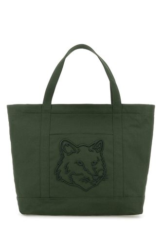 FOX HEAD LARGE TOTE-TU Male - Maison Kitsune - Modalova