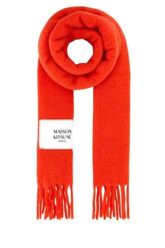 BABY ALPACA SCARF-TU Male - Maison Kitsune - Modalova