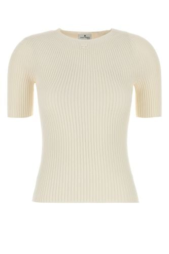 SHORT SLEEVES LIGHT RIB SWEATER-XS Female - Courreges - Modalova