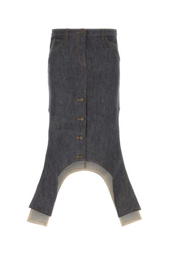 REVERSED DENIM SKIRT-26 Female - Courreges - Modalova