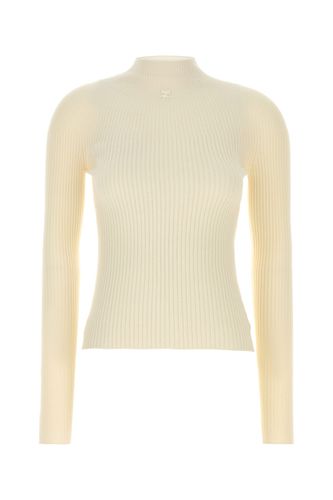 MOCKNECK LIGHT RIB SWEATER-S Female - Courreges - Modalova