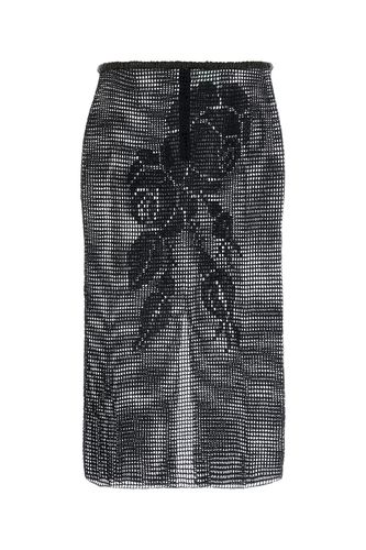 AW24 CROCHET 02 SKIRT BLACK-38F Female - Magda Butrym - Modalova