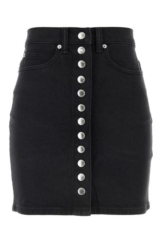 HIGH WAISTED SNAP FRONT MINI SKIRT-27 Female - Alexander Wang - Modalova