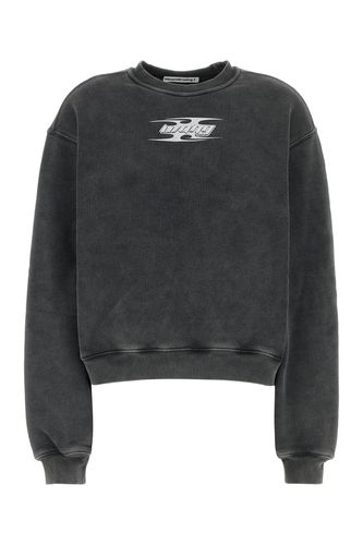 CREWNECK SWEATSHIRT WITH BLADE LOGO-L Female - T By Alexander Wang - Modalova