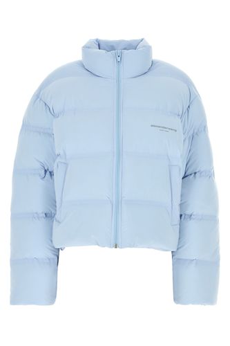 JACQUARD CHANNEL CROPPED PUFFER W/ REFLECTIVE LOGO-XS Female - Alexander Wang - Modalova