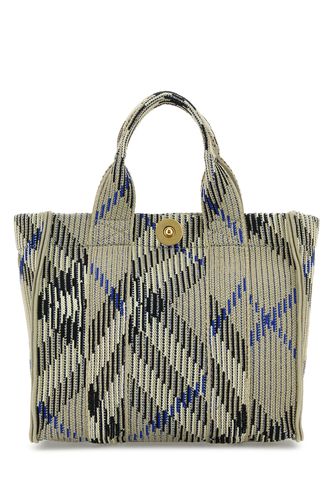 LL MN KNIT TOTE CH4-TU Female - Burberry - Modalova