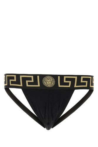 UNDERPANTS JOCK STRAP JERSEY TOPEKA BI--III Male - Versace - Modalova