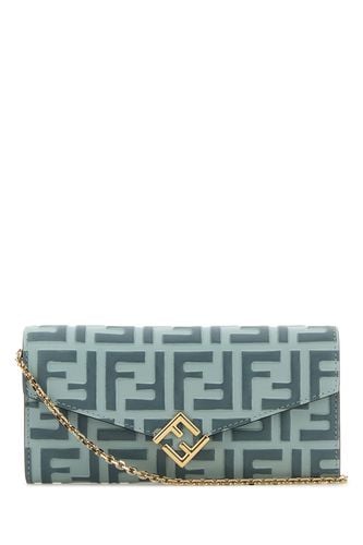 MINI BAG LOGO VERTICAL WALLET ON CHAIN VELVET-TU Female - Fendi - Modalova