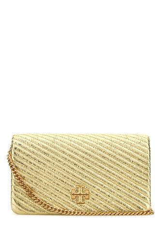 KIRA METALLIC MOTO QUILT CHAIN WALLET-TU Female - Tory Burch - Modalova