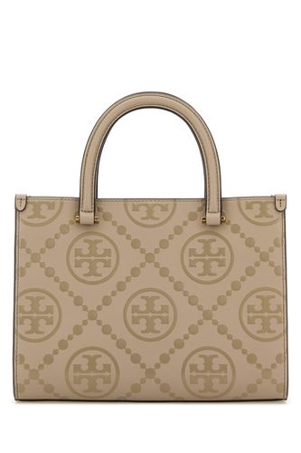 T MONOGRAM EMBOSSED SQUARE TOTE-TU Female - Tory Burch - Modalova