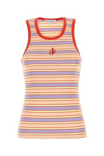 STRIPED CONTRAST TRIM VEST-S Female - Jw Anderson - Modalova