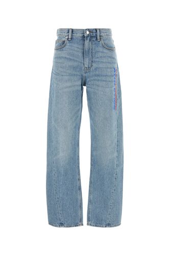 MESH BACK BALLOON JEAN WITH LOGO-27 Female - Alexander Wang - Modalova