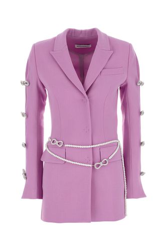 BOW-DETAILED LAVENDER BLAZER DRESS-40 Female - Mach&mach - Modalova