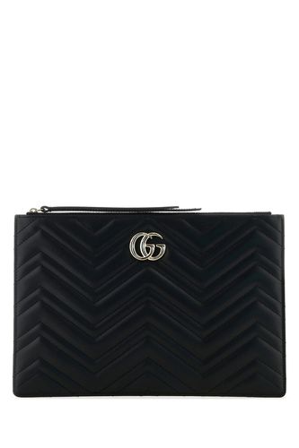 POUCH LION TRAPUNTA CHEVRON/LI-TU Female - Gucci - Modalova