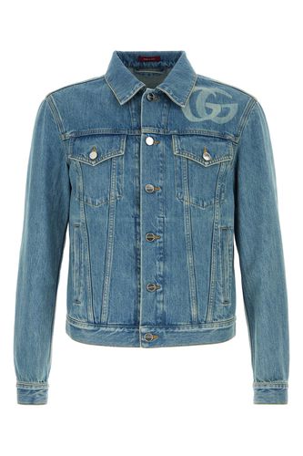 DENIM JKT LOGO LASER-46 Male - Gucci - Modalova