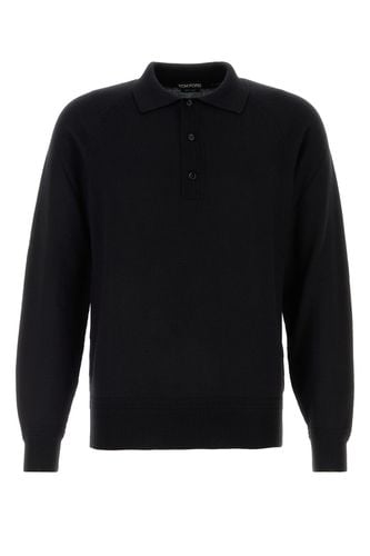 WOOL SILK LS POLO-48 Male - Tom Ford - Modalova